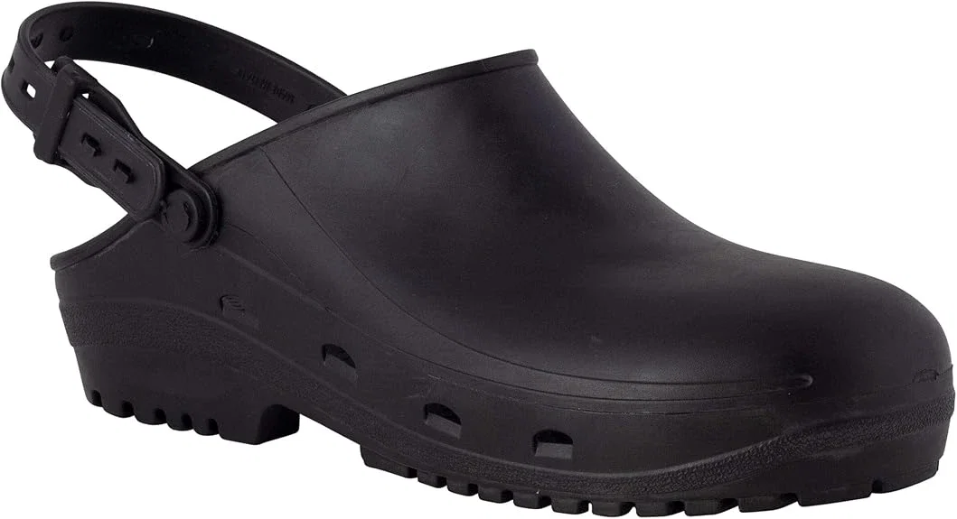 REPOSA Max - Sabot Femme et Homme Léger, Antichoc en Caoutchouc, Sabot Femme Medical Infirmiere Unisex, Anatomique, Sangle Rabattable - Chaussure Medicale et Sanitaire avec SRC Semelle Antidérapante
