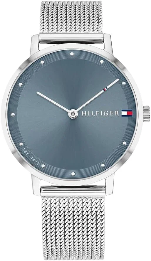 Tommy Hilfiger Montre Analogique à Quartz pour Femme - Disponible avec Bracelet en Acier Inoxydable, Maille ou Cuir