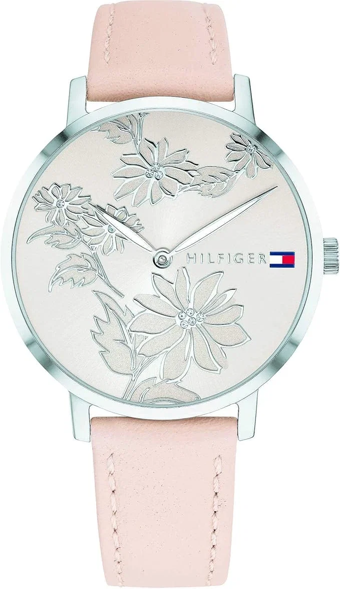 Tommy Hilfiger Montre Analogique à Quartz pour Femme - Disponible avec Bracelet en Acier Inoxydable, Maille ou Cuir