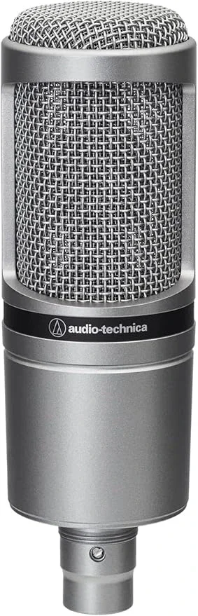 Audio-Technica AT2020GM Microphone Cardioïde à Électret Argent