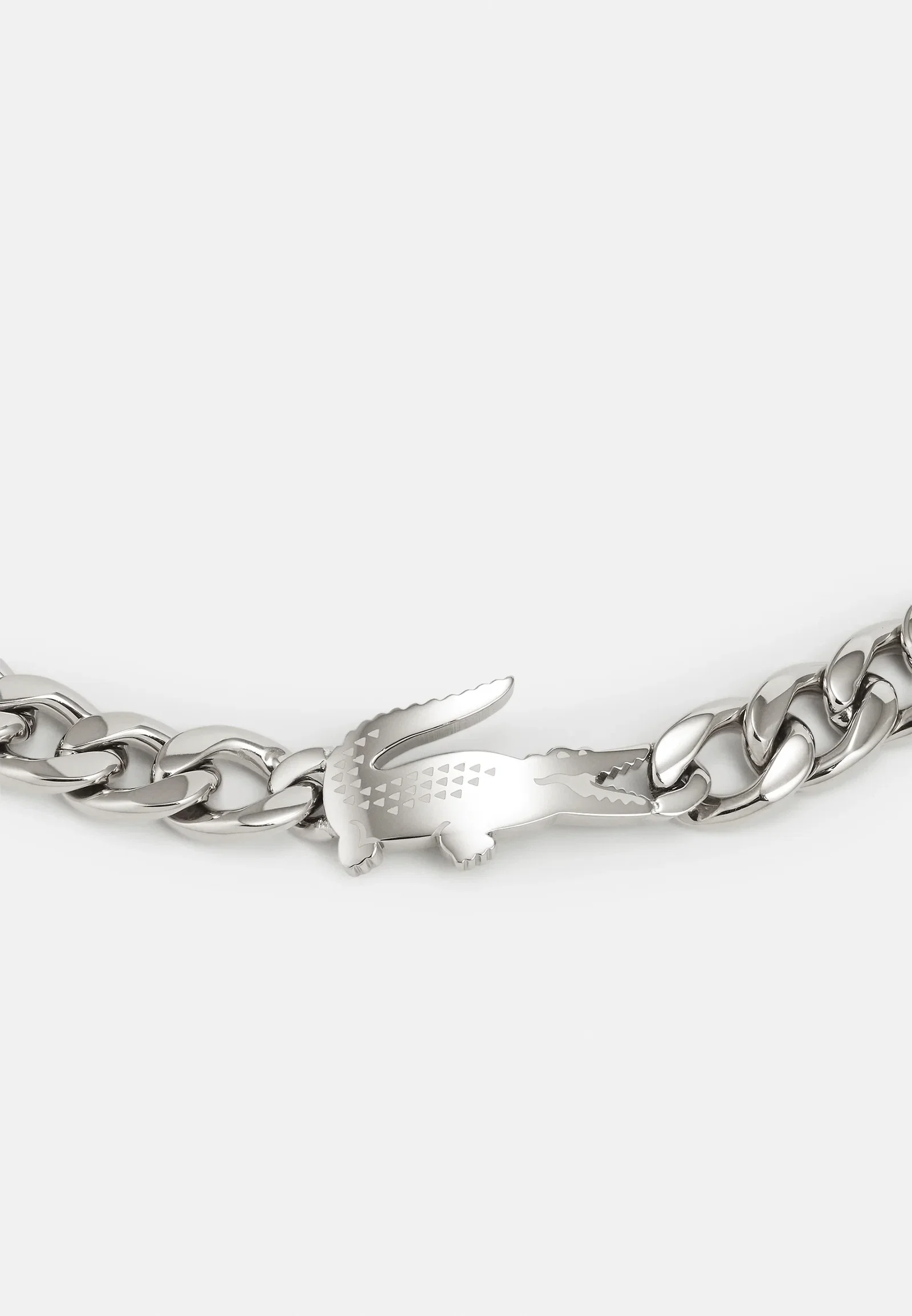 Lacoste Bracelet à maillons pour femme Collection METROPOLE Embelli avec motif petit piqué - Disponible pour homme et femme