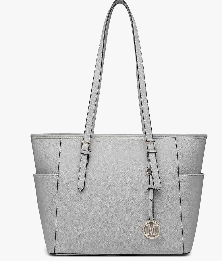 Miss Lulu Sac Cabas Femme Travail & Études - Grand Sac à Main Femme Fourre-Tout Résistant - Idéal pour Bureau, Université ou Sorties Quotidiennes