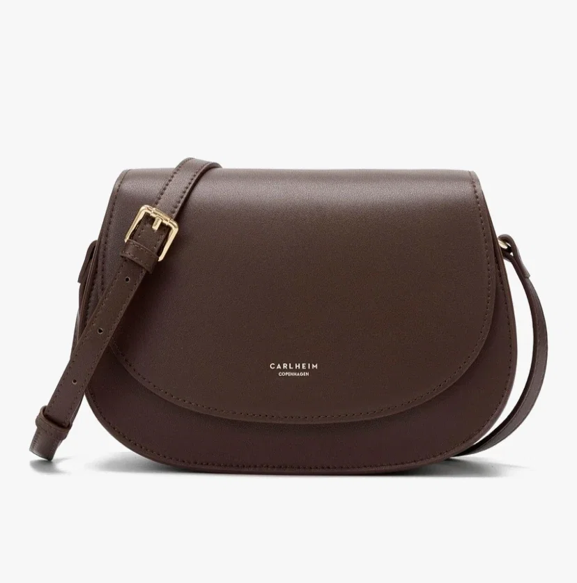 Carlheim, Gotland Genuine Leather collection, Jolie Genuine Leather Handbag (Brown)