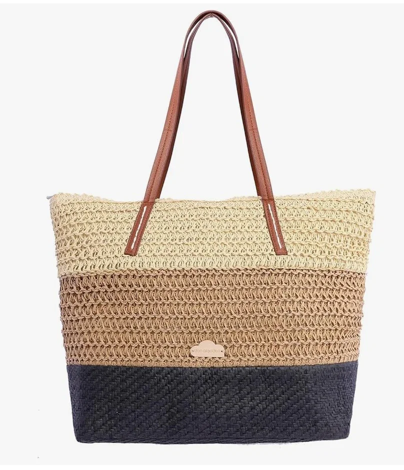 DON ALGODON Shoulder Bag, Shopping Femme Sac Cabas Sve, Multicolore, 34x14x33 cm