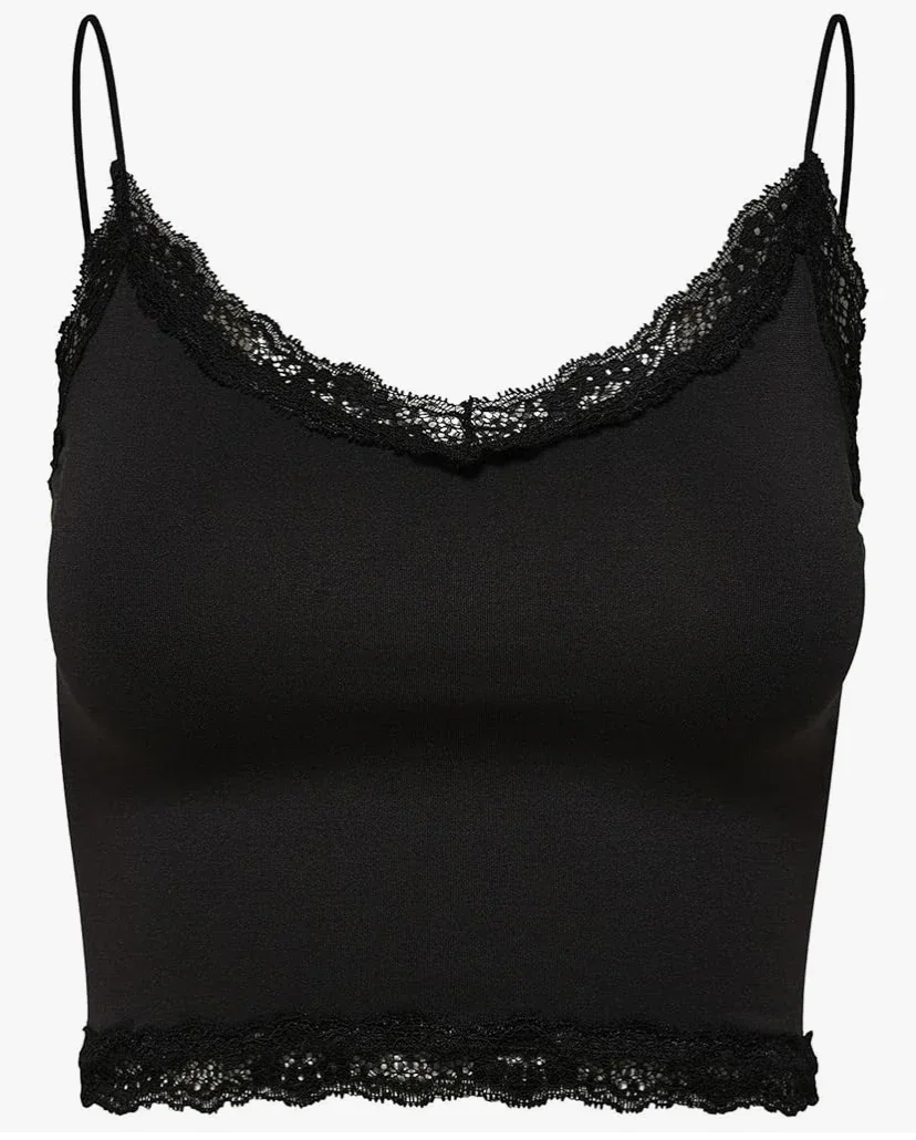 ONLY Onlvicky Lace Seamless Cropped Top Noos Veste Femmes