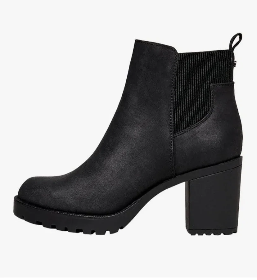 ONLY Women Chelsea Boots with Heel | Ankle Shoes | Bootie Boots Without Closure ONLBARBARA