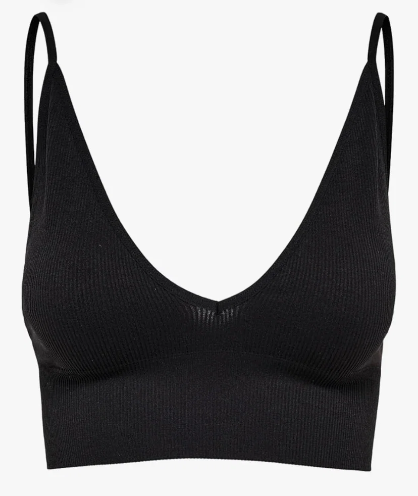 Only Onlvicky Rib Seamless V-Neck Top Noos Bustier Femme