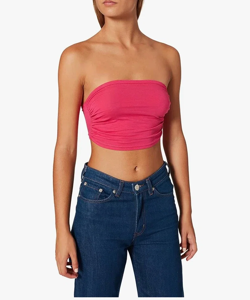 Urban Classics - TB451 Soutien-gorge Bandeau Haut, Femme