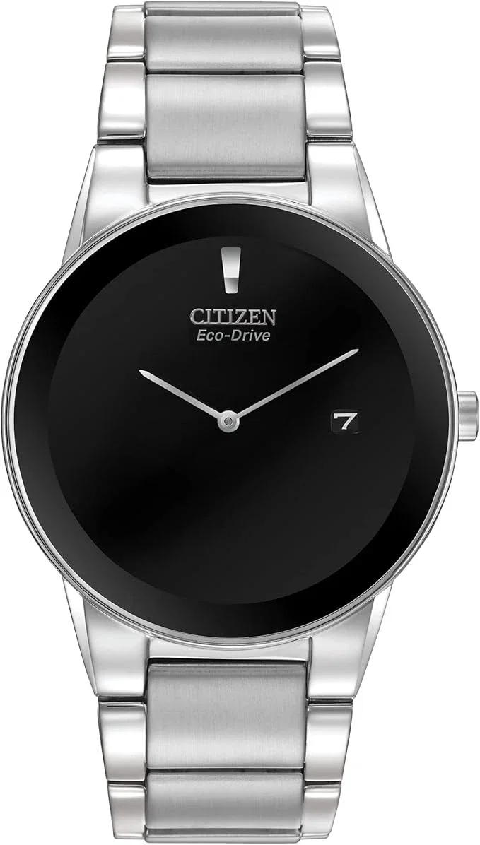 CITIZEN HOMME 40MM ARGENT ACIER BRACELET & BOITIER SOLAIRE MONTRE AU1060-51E