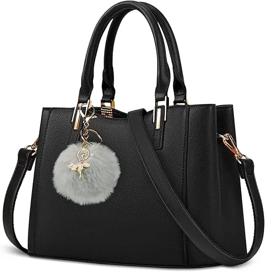 Sac à main en cuir imperméable avec poignée sur le dessus - Petit sac à main pou...