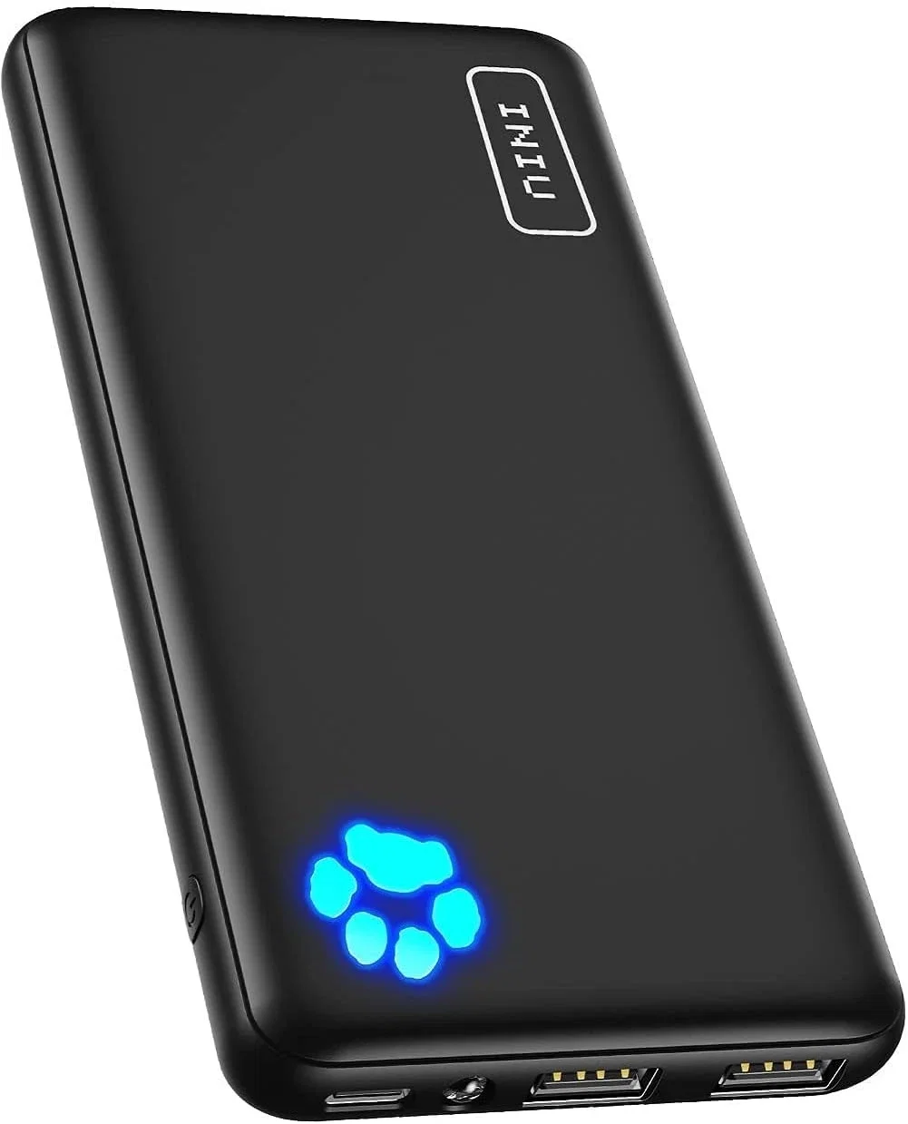 INIU Chargeur portable USB C ultra fin triple 3 A - Charge très rapide 10 000 mAh pour téléphone portable - Compatible avec iPhone 13, 12, 11, X, Samsung S20, Google, LG, iPad, etc. [Version 2022]